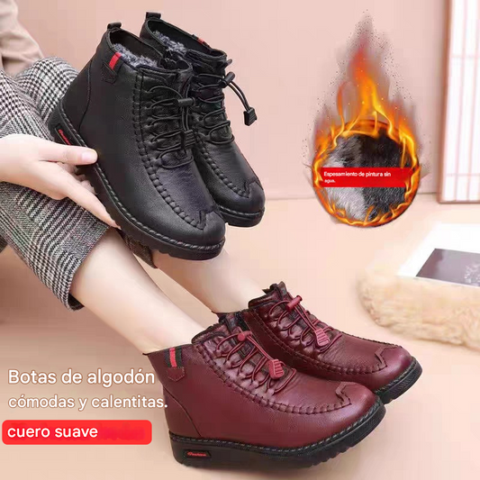 🔥【50% OFF】【35-43】Botines nuevos Otoño/Invierno 2025, suela suave, gruesos y cálidos