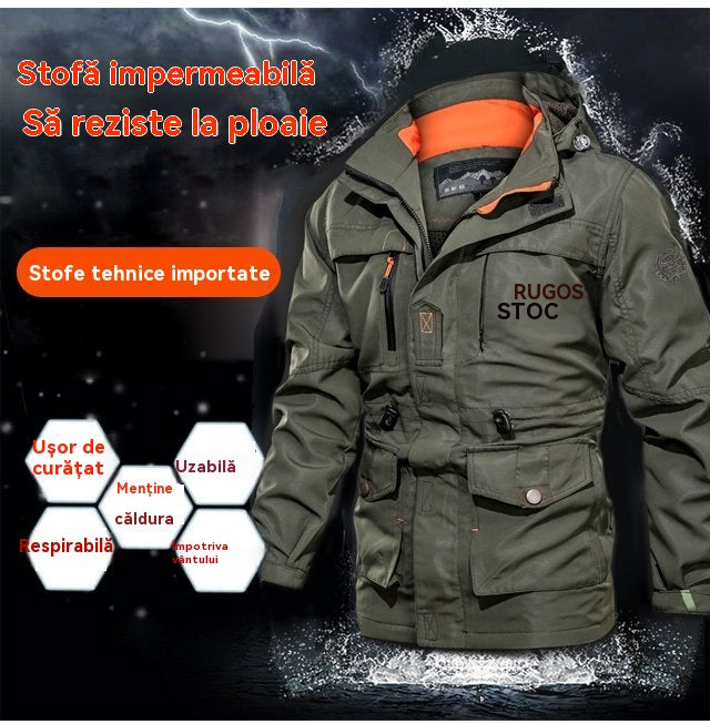 🔥【M-5XL】Chaqueta impermeable y cortavientos para hombre, otoño 2025