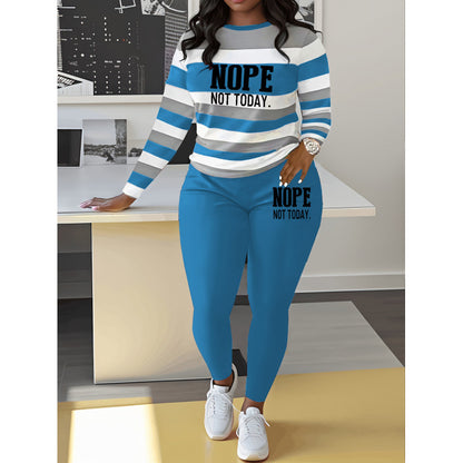 🔥50% de descuento 🔥🌈Traje casual de rayas estilo hip-hop 【Camisa + Pantalón】