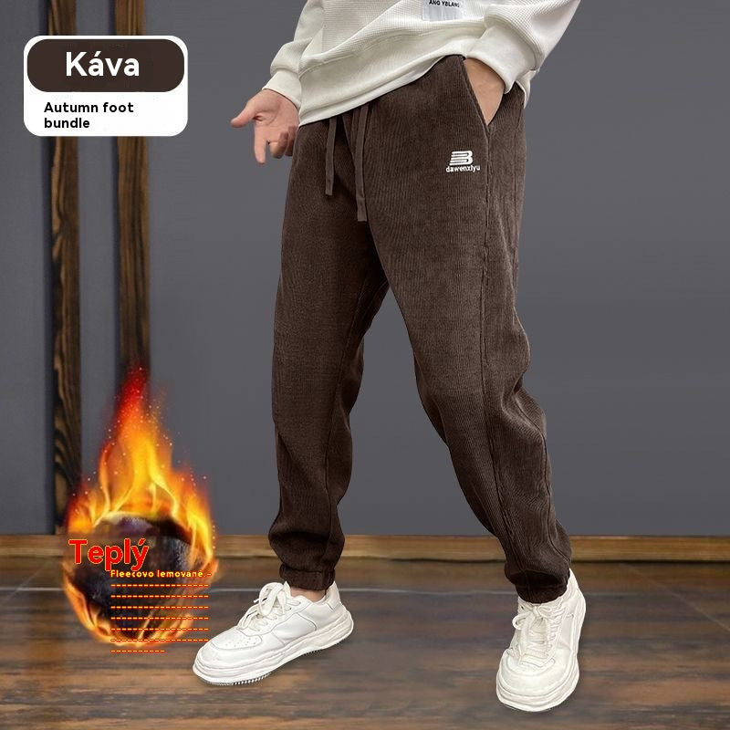 【M-5XL】Pantalones cálidos y cómodos para hombre con forro polar para otoño/invierno