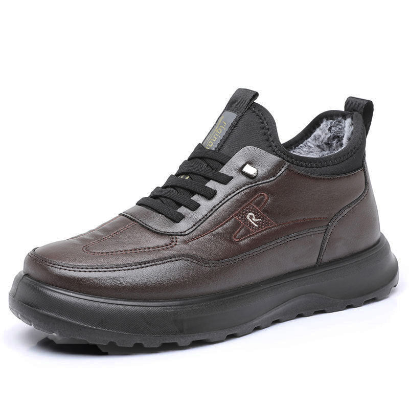 🔥【39-44】Zapatos de invierno para hombre con forro grueso y forro polar.