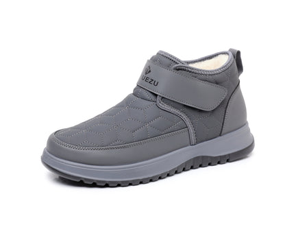 【39-45】Nuevas botas altas de nieve para hombre, cálidas y con forro polar