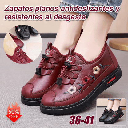 ⭐️【36-41】🔥Zapatos casuales de mujer, modernos y cómodos, de suela blanda, antideslizantes e impermeables.
