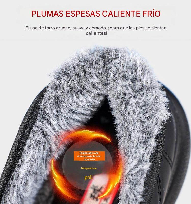 🔥¡50% de descuento! Botas de invierno para hombre con plumón, forro grueso y suela antideslizante.