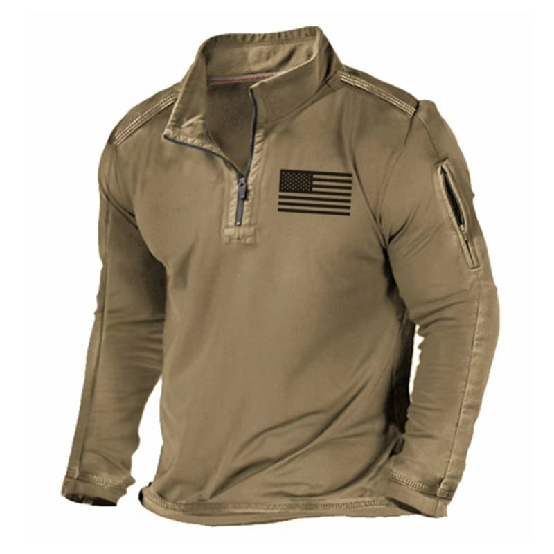 🔥【S-5XL】Sudadera de manga larga con cuello alto, estilo casual, para hombre, nueva colección primavera 2025