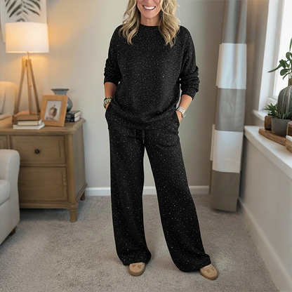 [Conjunto de dos piezas] Chándal holgado y elegante para mujer.