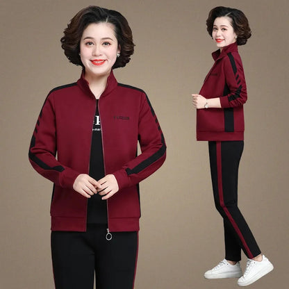 🔥【M-5XL】【Top + Pantalones】😍 Nuevo conjunto deportivo de moda de otoño para todos los días