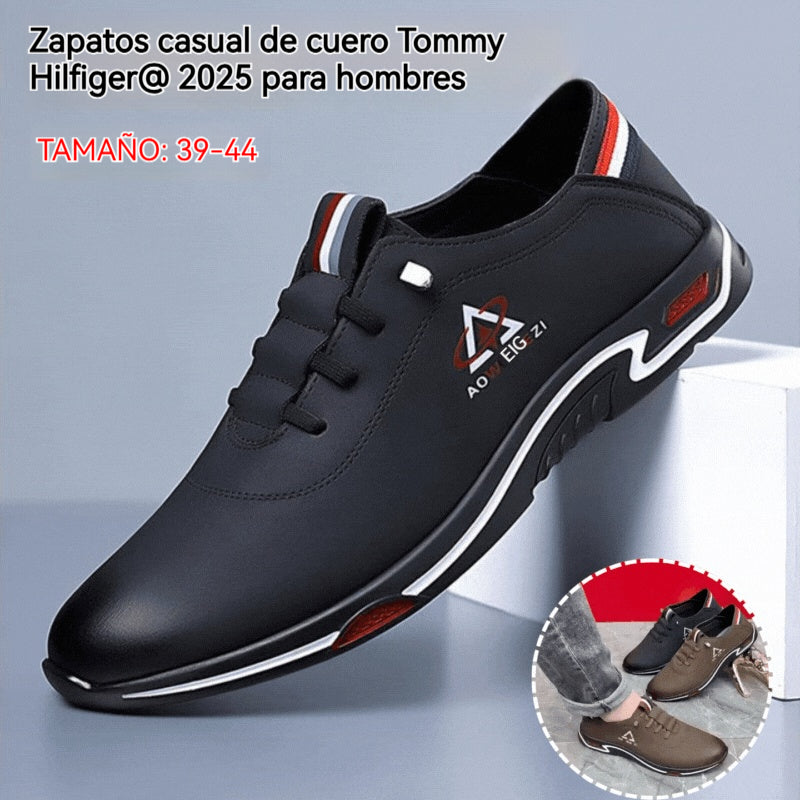 【39-44】【Gran oferta】Zapatos casuales de cuero genuino para hombre