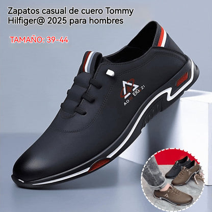 【39-44】【Gran oferta】Zapatos casuales de cuero genuino para hombre