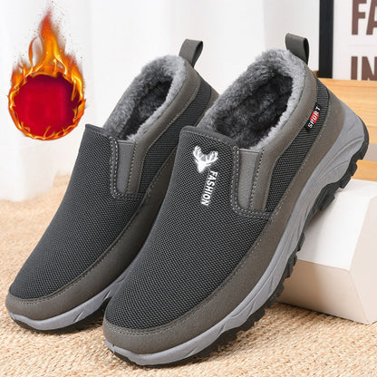 【38-44】2024 nuevos zapatos gruesos botas de invierno de algodón cálidas