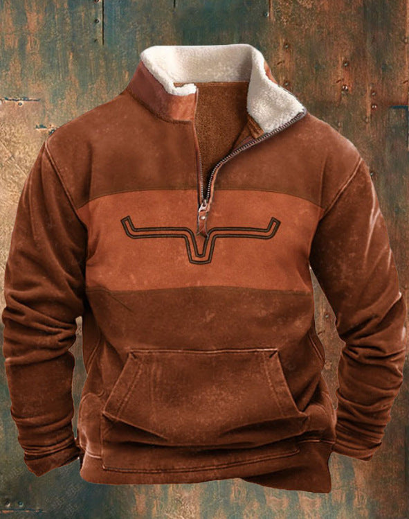 👕[Venta caliente] Sudadera con capucha cálida y de moda para hombre, que fortalece tu figura.