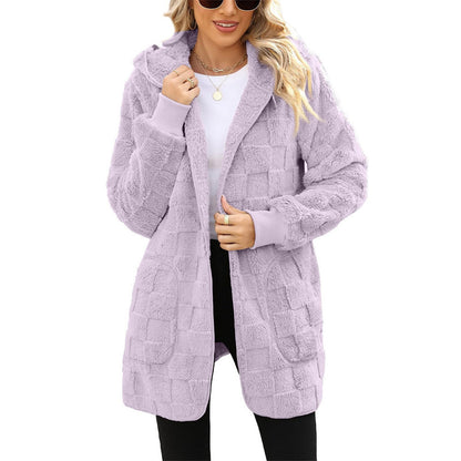 ☃️Descuento limitado del 39 %❄️[S-5XL]🌸Novedad para la temporada de invierno: chaqueta informal de mujer con forro polar a cuadros.
