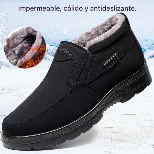 🎉✨👟【50% DE DESCUENTO】【Pago contra reembolso】Botas de invierno, acolchadas y engrosadas, impermeables y cálidas