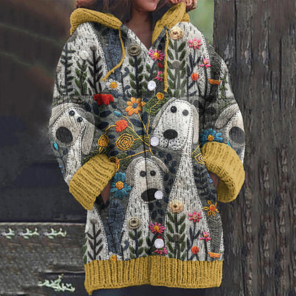 🔥【Tallas S~5XL】✨Nueva chaqueta con capucha retro, elegante y colorida para otoño/invierno 2025