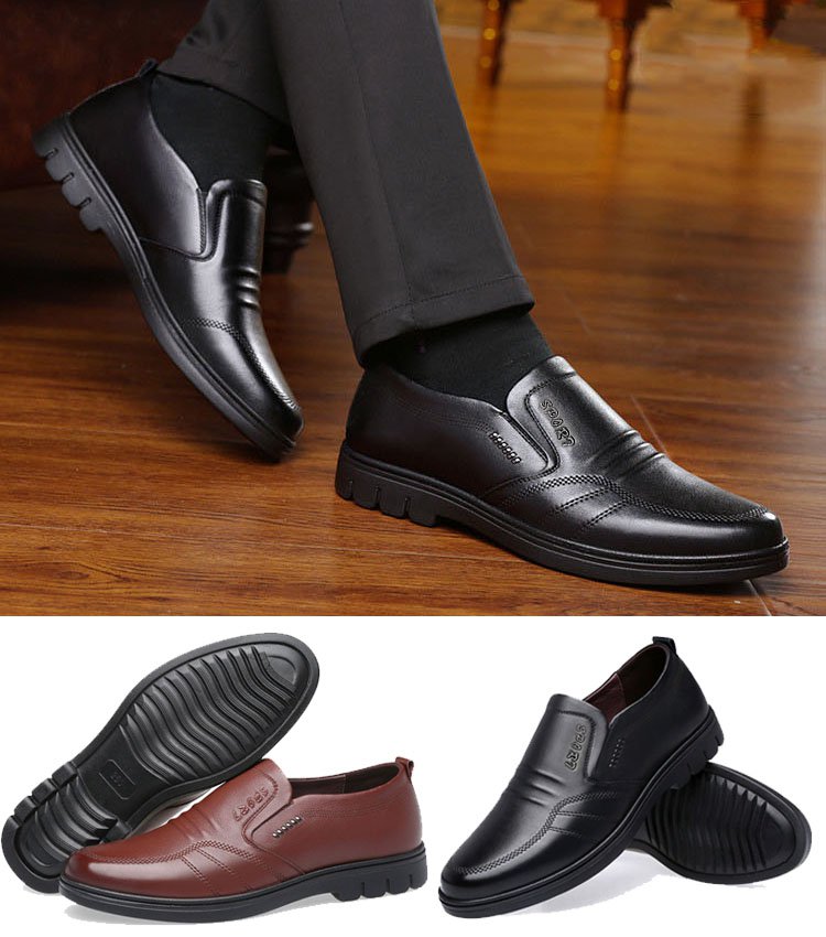 🔥Nuevos zapatos casuales de negocios para hombre fabricados en piel auténtica.