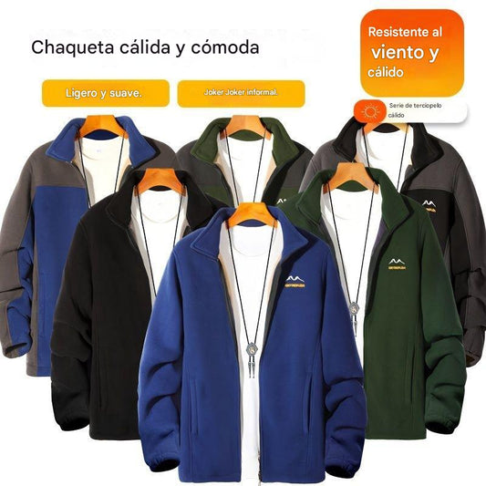 🔥【Talla grande：XL-5XL】🔥Chaqueta de plumón gruesa a prueba de viento para hombre, ropa de invierno abrigada.