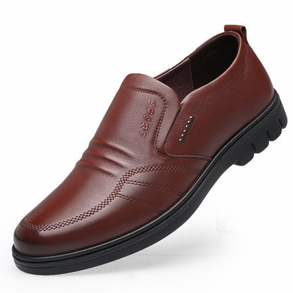🔥Nuevos zapatos casuales de negocios para hombre fabricados en piel auténtica.
