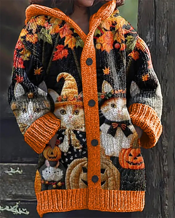 🔥【Tallas S~5XL】✨Nueva chaqueta con capucha retro, elegante y colorida para otoño/invierno 2025