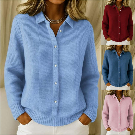 🔥🎉【50% de descuento ahora】🌷⛄Cárdigan de punto para mujer, elegante y moderno, corte holgado.