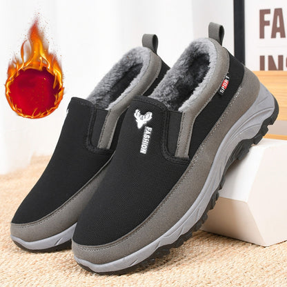 【38-44】2024 nuevos zapatos gruesos botas de invierno de algodón cálidas