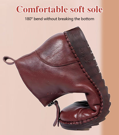 🔥【Tallas 35-42】Botas de mujer para otoño/invierno, suela suave con cremallera, elegantes y cómodas