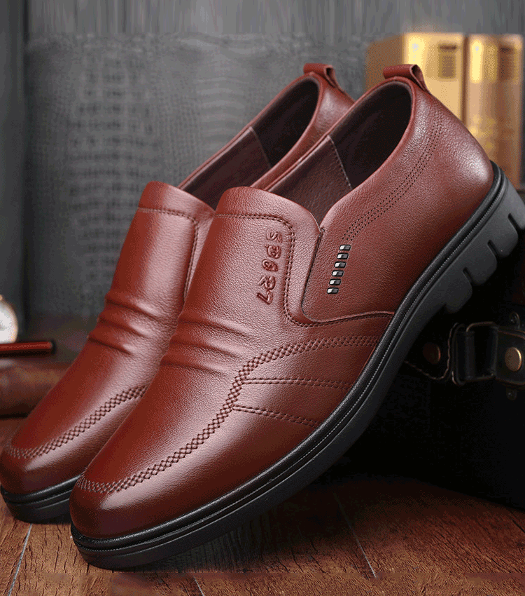 🔥Nuevos zapatos casuales de negocios para hombre fabricados en piel auténtica.