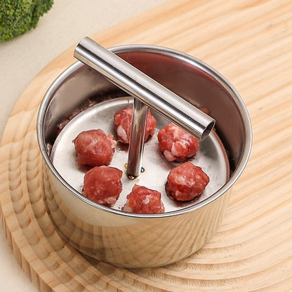 【Αγοράστε 1 και λάβετε 1 δωρεάν】Κεφτεδοποιός από ανοξείδωτο ατσάλι, πρακτικό σκεύος κουζίνας - Ιδανικό για κεφτεδάκια κρέατος και ψαριού🍖🐟